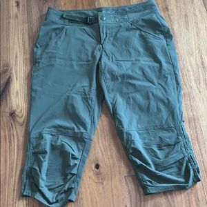 Prana capris in olive green color!